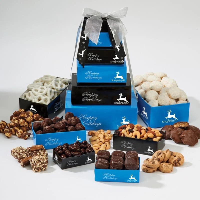 Six Tier Custom Logo Treat Tower - Option 1 1