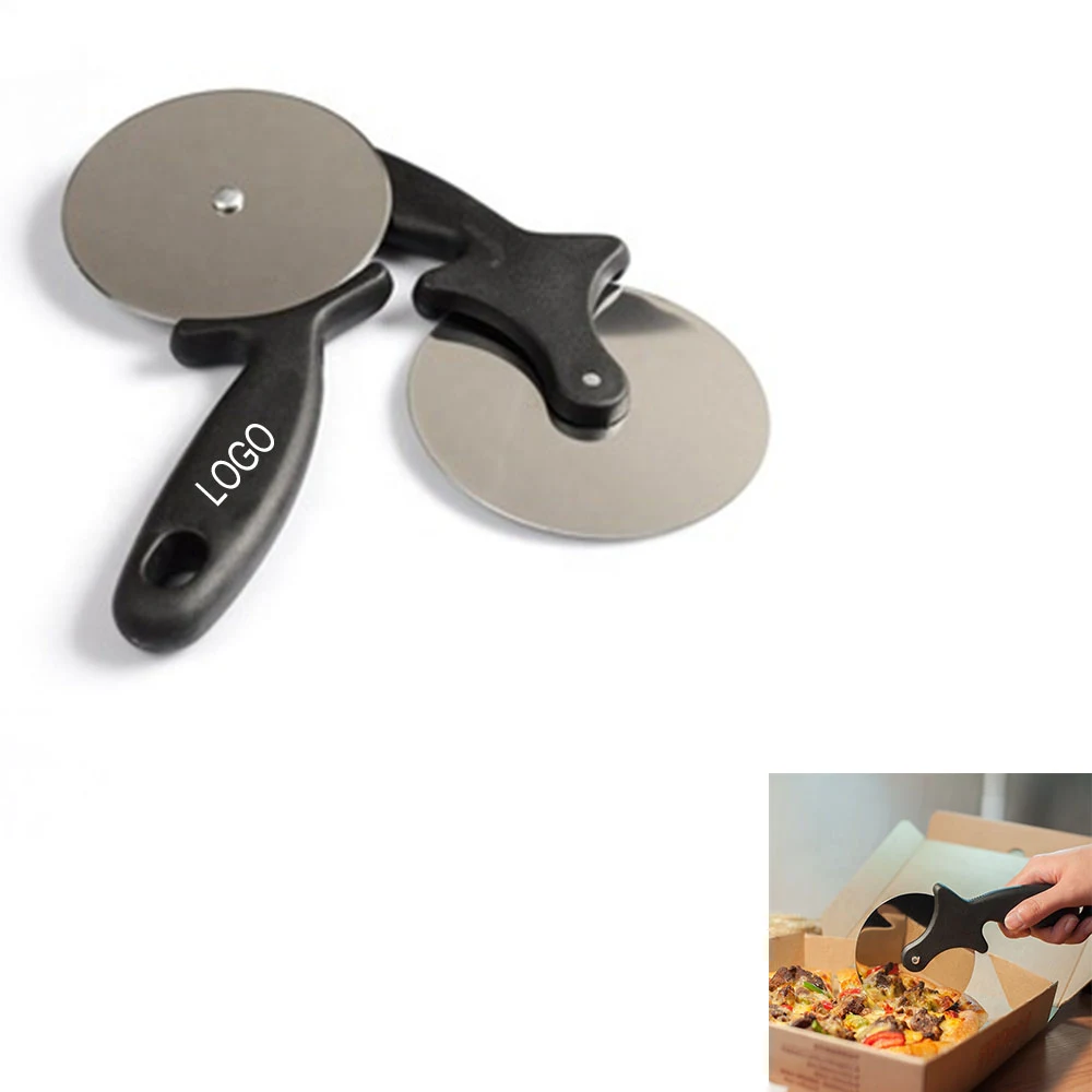 Stainless Steel Pizza Cutter with Plastic Handle 1