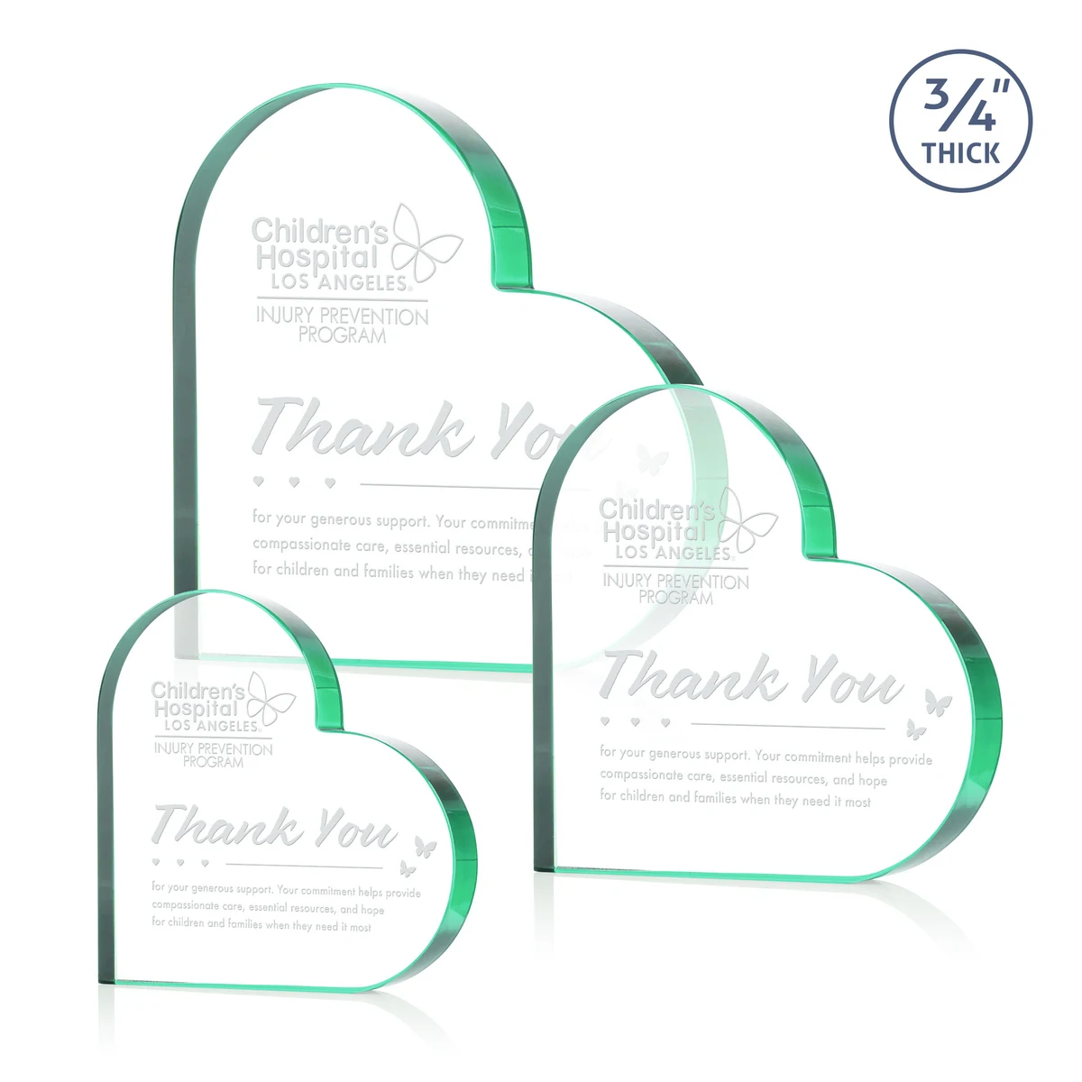 Davina Heart Award - Emerald 1