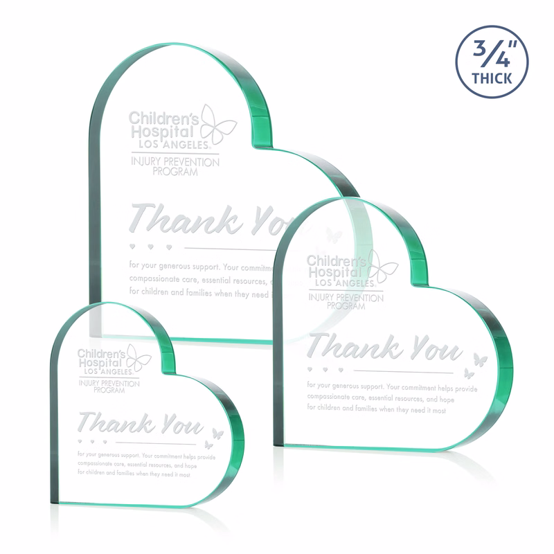 Davina Heart Award - Emerald