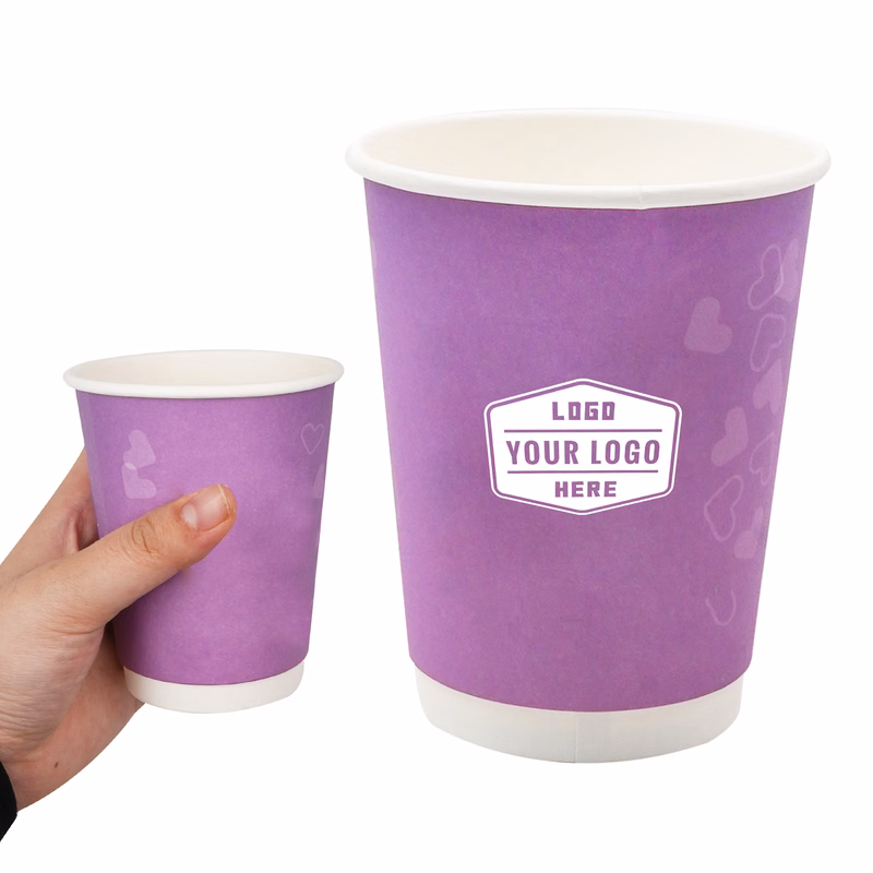 Full Color 12oz. Double Wall Insulated Coffee Paper Cups