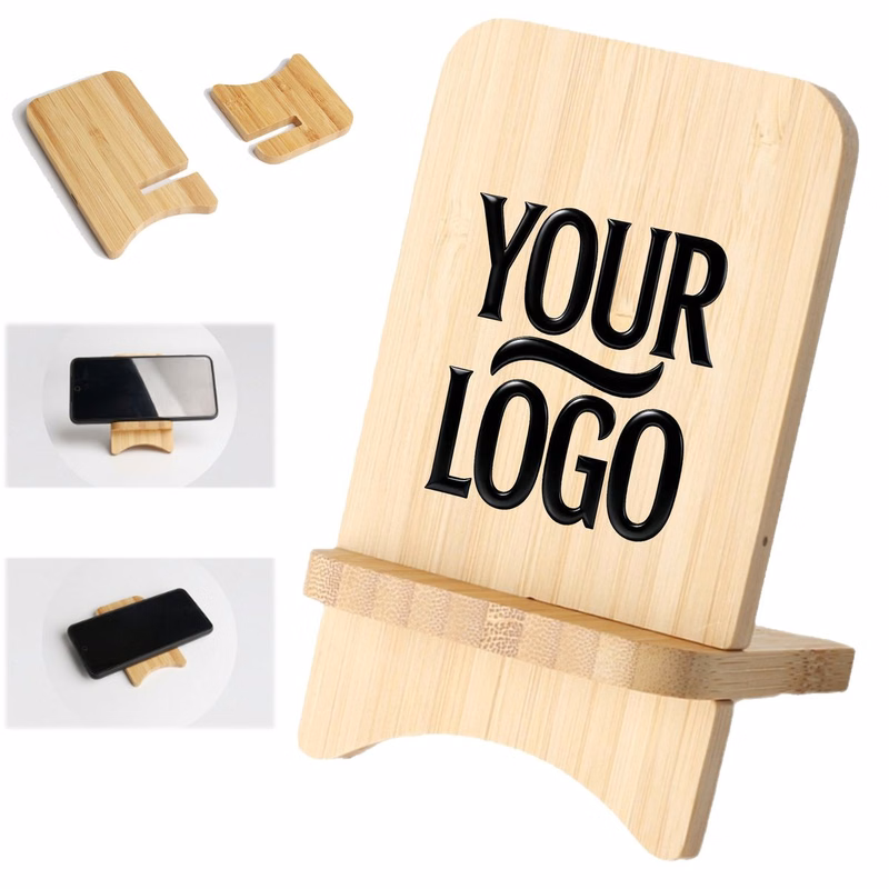 Detachable Bamboo Wireless Charger Stand Base
