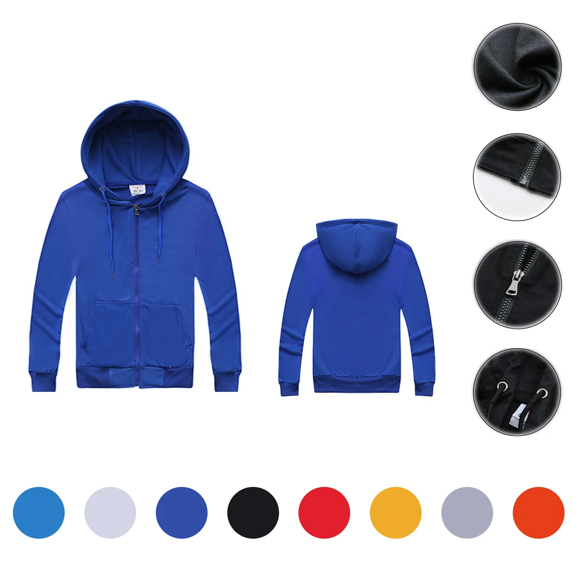 Zipper Pullover Hoodies 1
