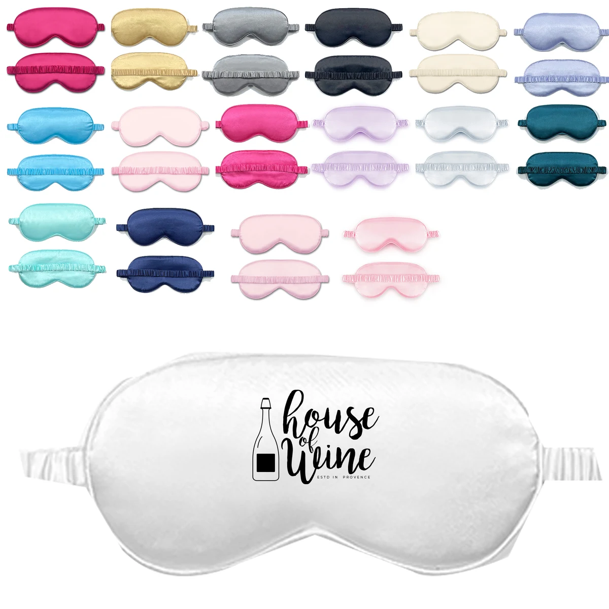 Soft Sleep Eye Mask Adjustable Strap 1