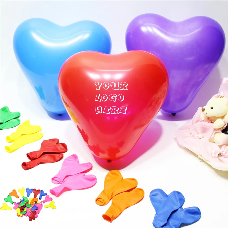 12" Heart-shape Latex Balloon 1