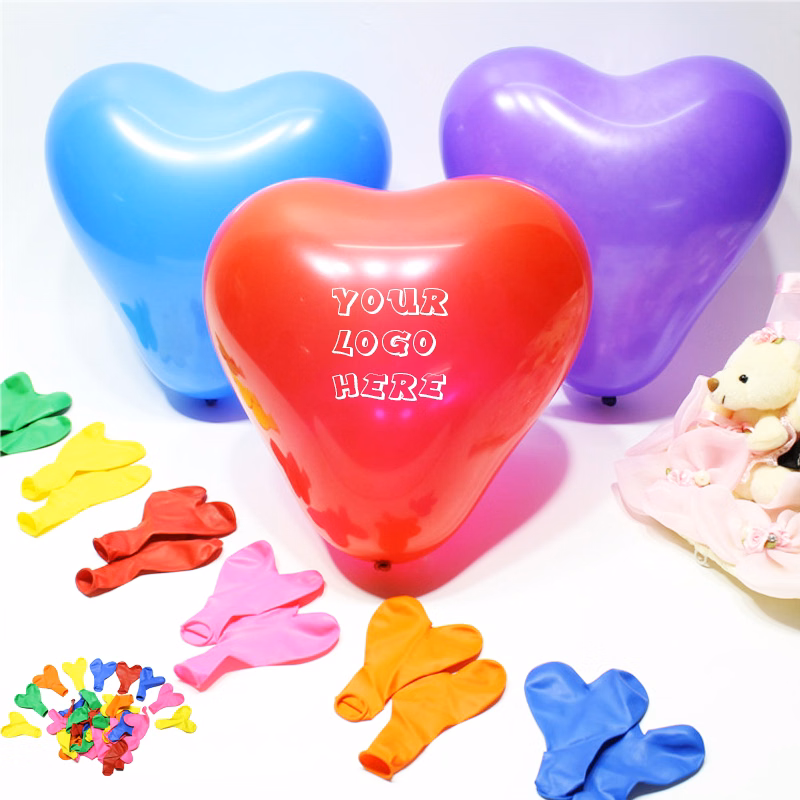 12" Heart-shape Latex Balloon