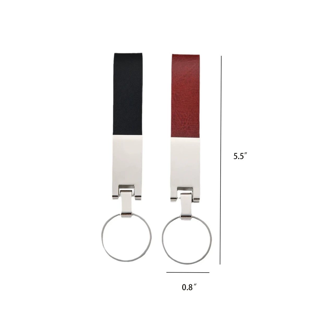Car Metal Leather Keychain Fashion Pendant 1