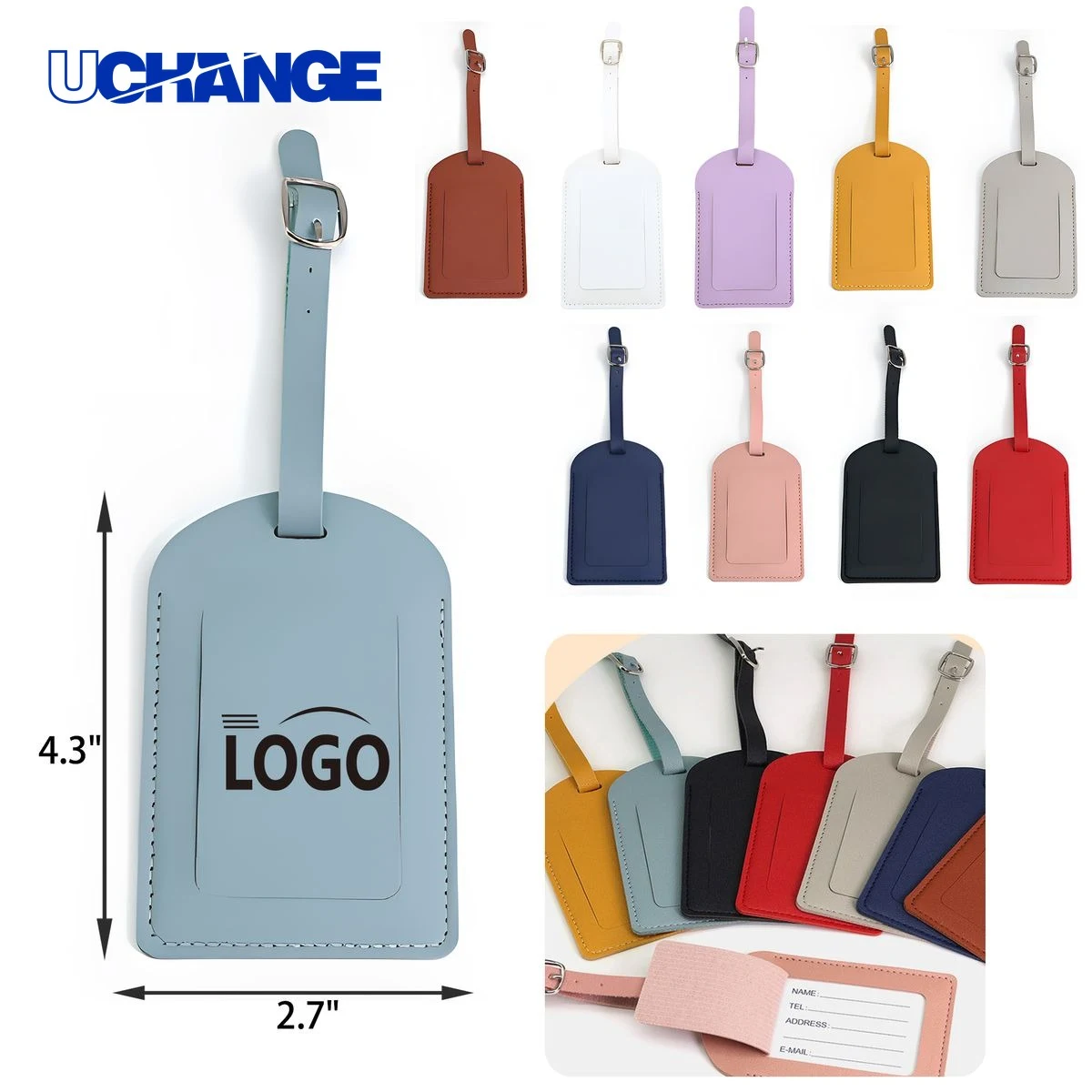PU Leather Luggage Name Tag 1
