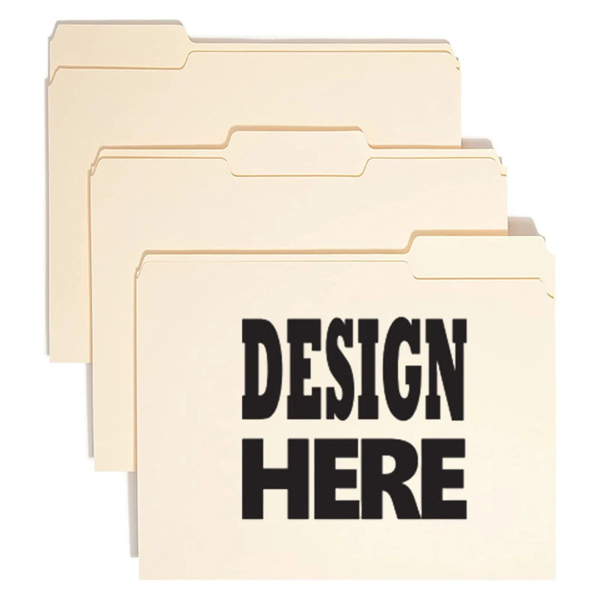 Letter Size Manila File Folder With Tab 1