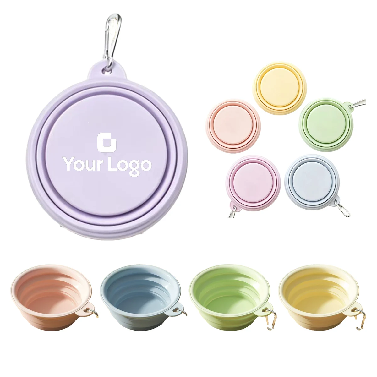 Collapsible Silicone Pet Travel Bowl for Outdoor 1