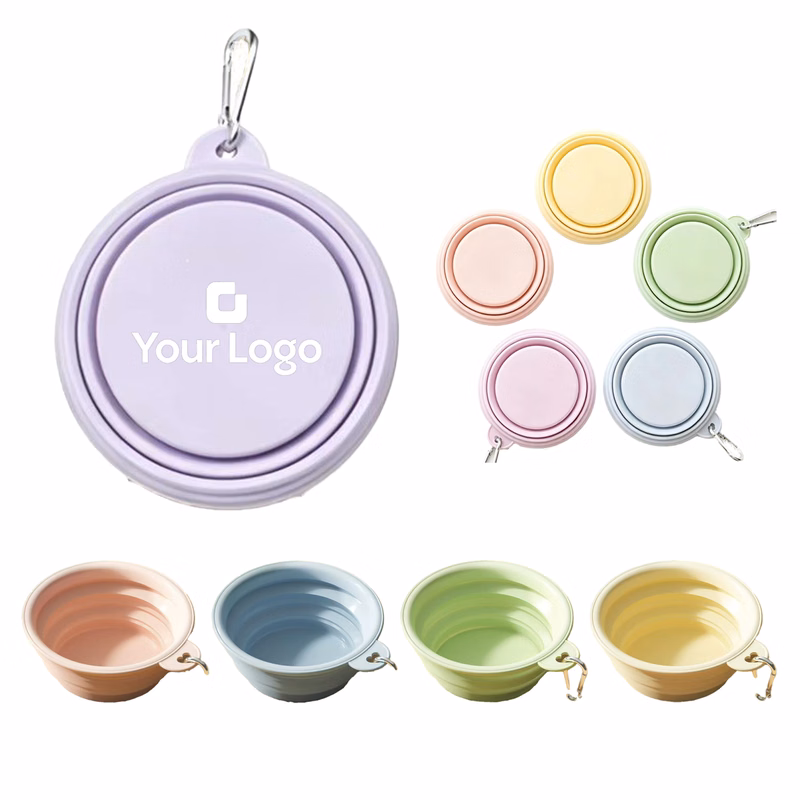 Collapsible Silicone Pet Travel Bowl for Outdoor