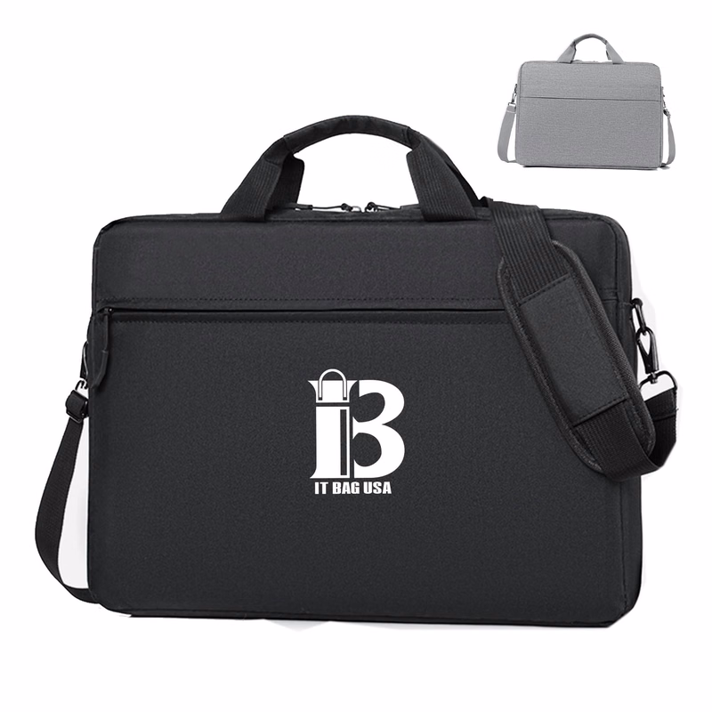 Polyester Laptop Classic Slim Briefcase Crossbody Bag