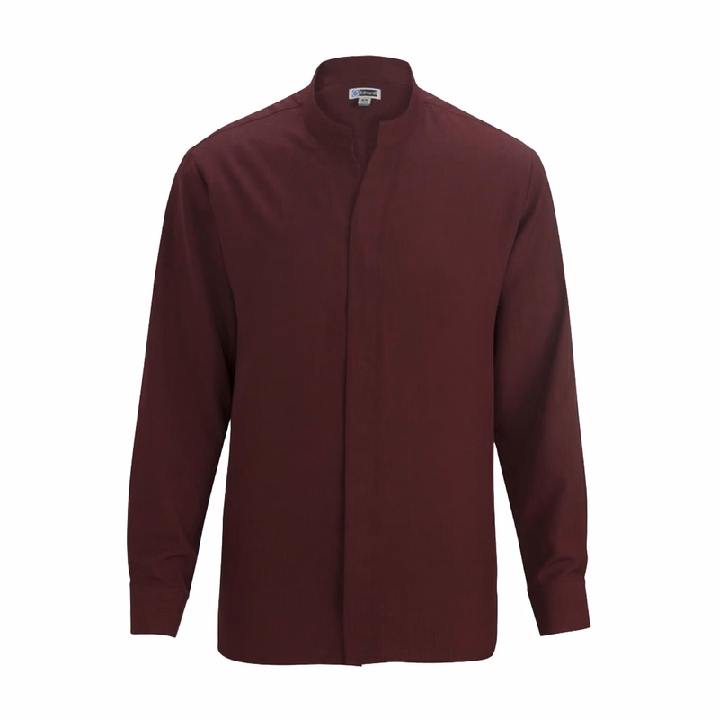 Mens Stand-Up Collar Shirt