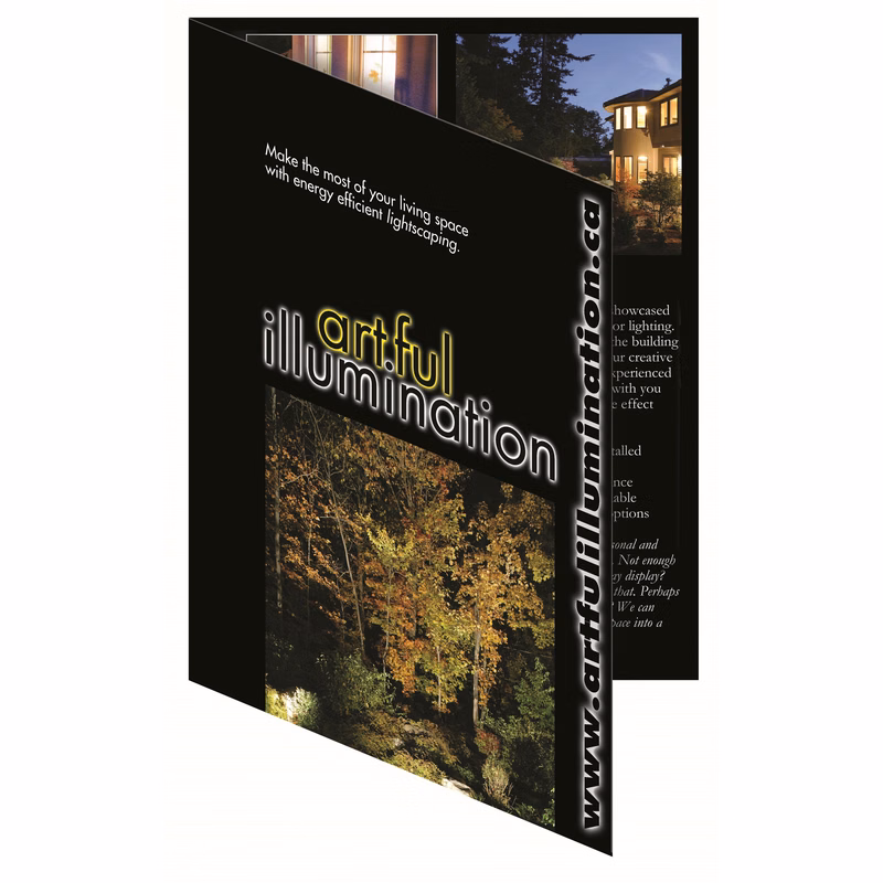 Full Colour 4 Page Brochure 4/4 ; Depliants
