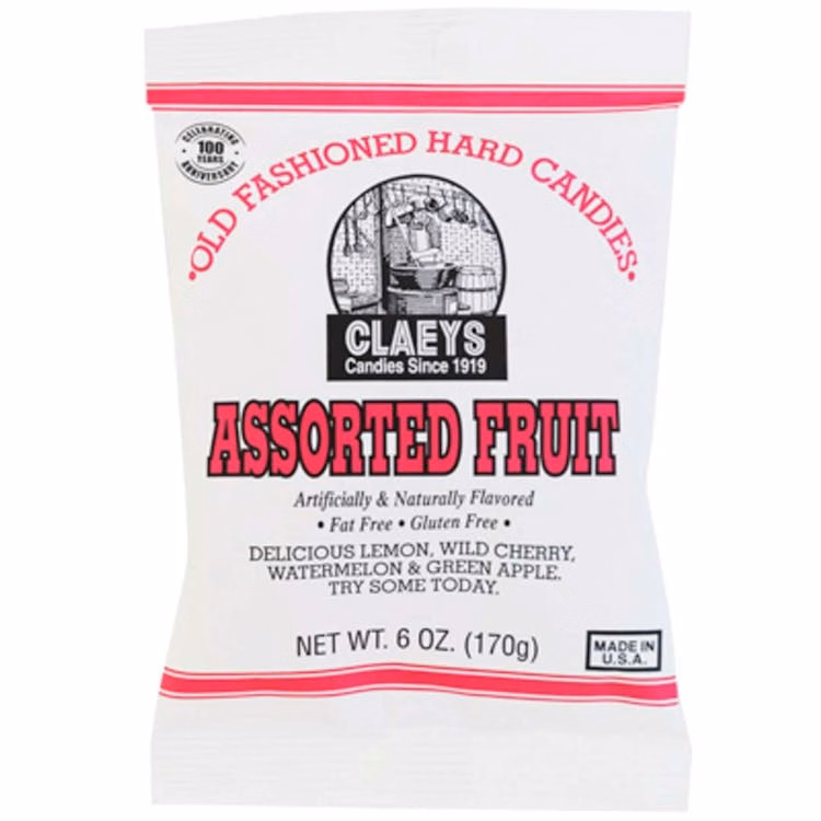 Claey's Hard Candies Assorted Fruit