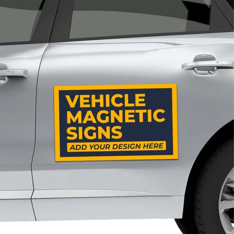 Custom Car Sign Magnets 1