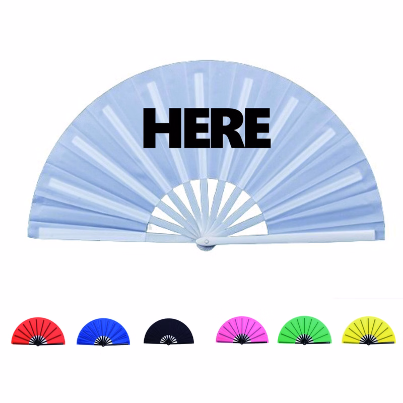 Full Color Practical Folding Kungfu Dancing Fan