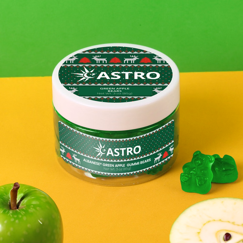 Albanese® Green Apple Gummi Bears: Small Jar