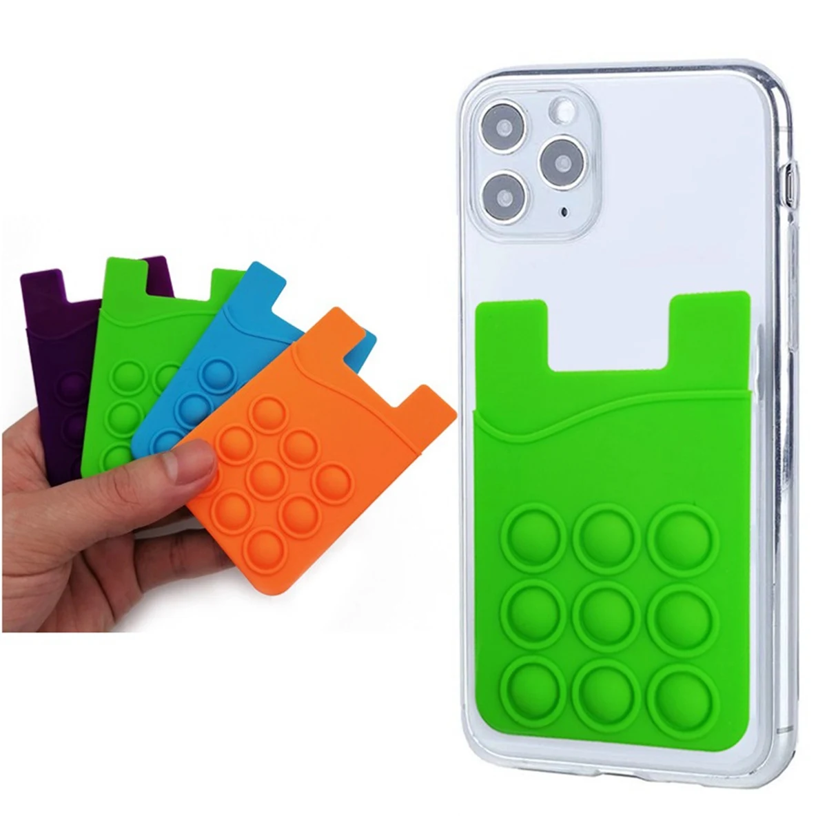 Push Pop Bubble Phone Card Wallet 1
