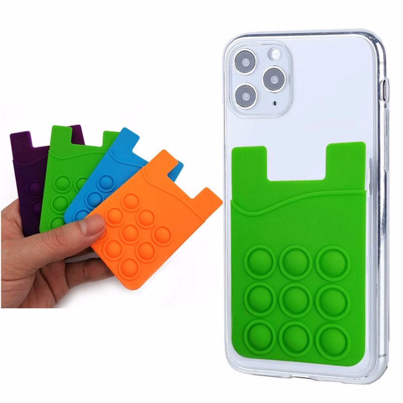 Push Pop Bubble Phone Card Wallet