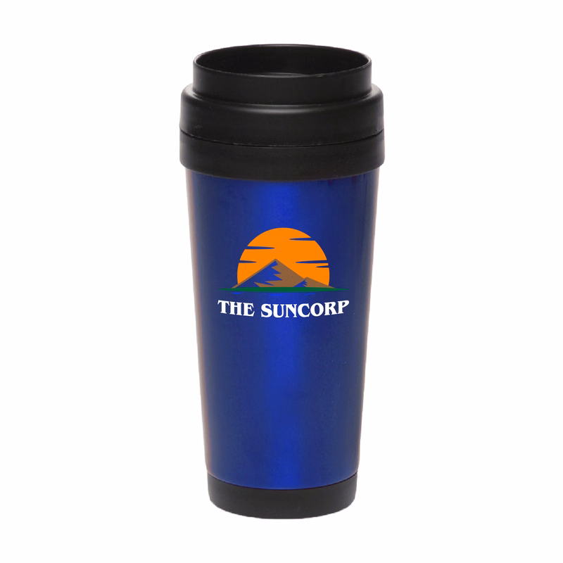 16 oz. Intrepid Stainless Steel Insulated Mug (Full Color Imprint)