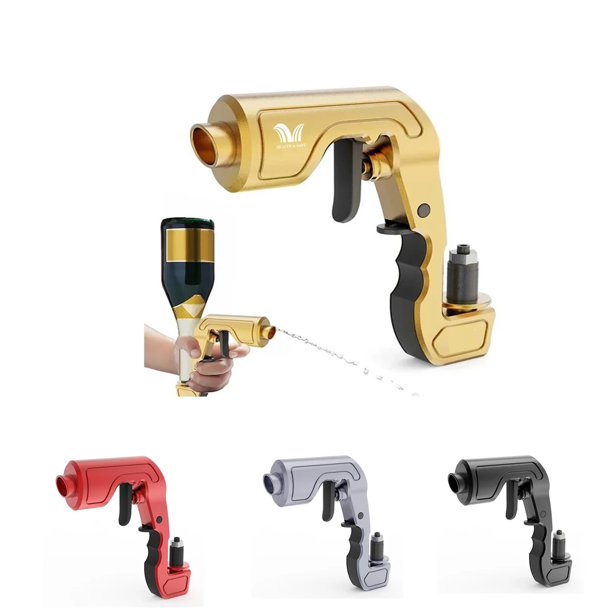 Alcohol Shooter Bubbly Champagne Gun Beer Wine Stopper 1