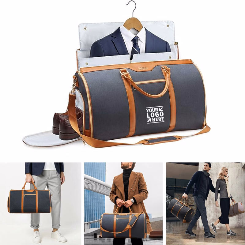 3 in 1 Hanging Suitcase Suit Weekender Carry On Garment Travel Bag