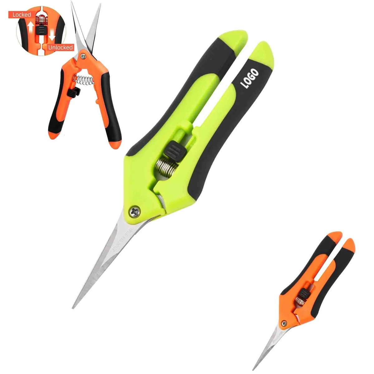 Garden Scissor Straight Stainless Steel Blades 1