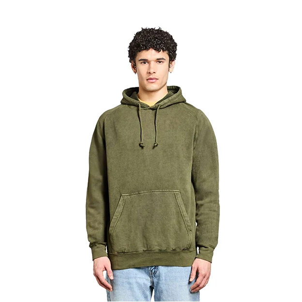 Unisex Vintage Raglan Hooded Sweatshirt 1