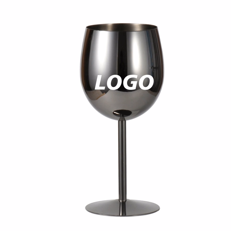 Custom 12 oz Stainless Steel Wine Glasses