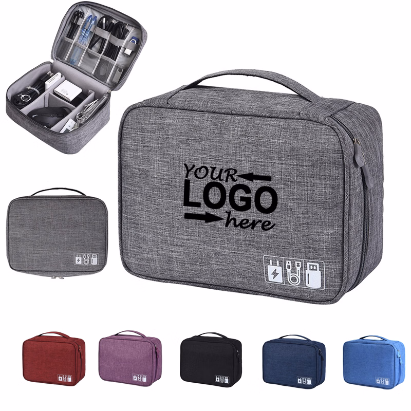Cable Travel Electronics Organizer Bag
