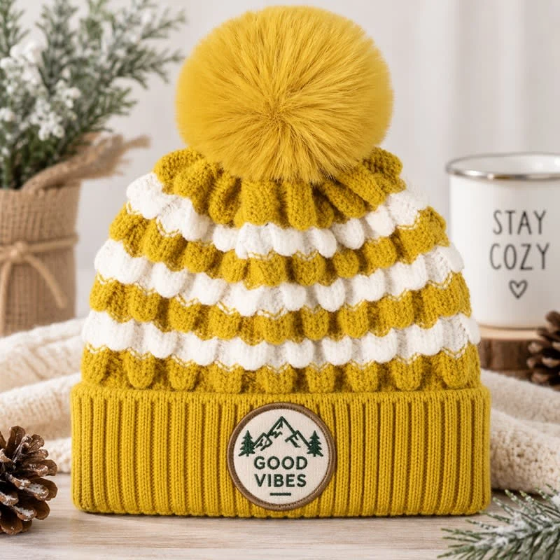 Bauble Sunday Angora Yarn Beanies 1
