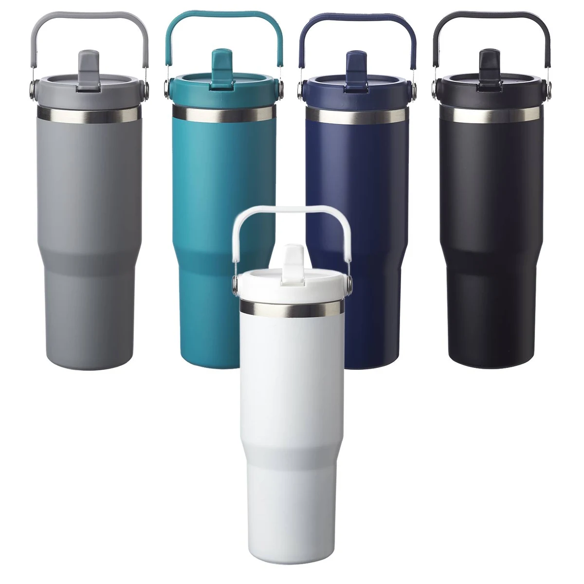 Stainless Steel Tumbler with Handle, 30 oz. 1
