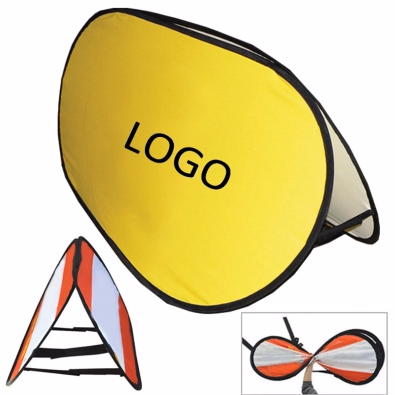 A Shaped Standing Banner
