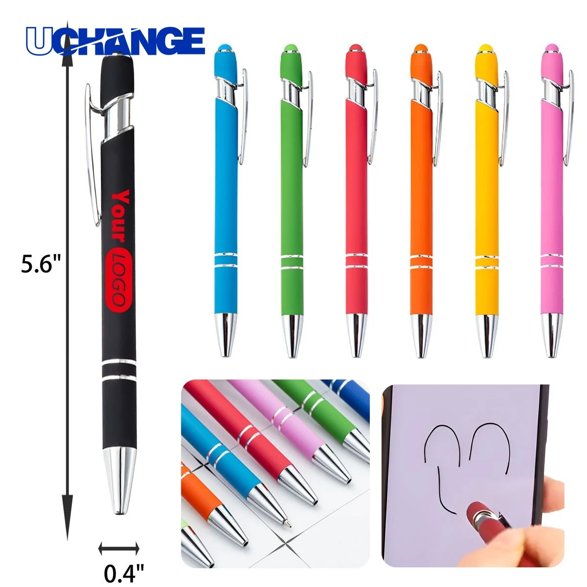 Durable Press Type Touch Stylus Metal Pen for Screens 1