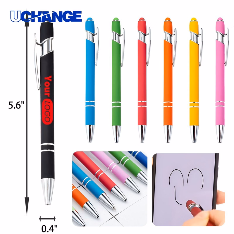 Durable Press Type Touch Stylus Metal Pen for Screens
