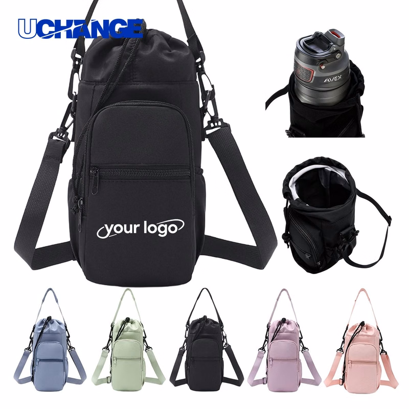 Portable Water Bottle Shoulder Bag