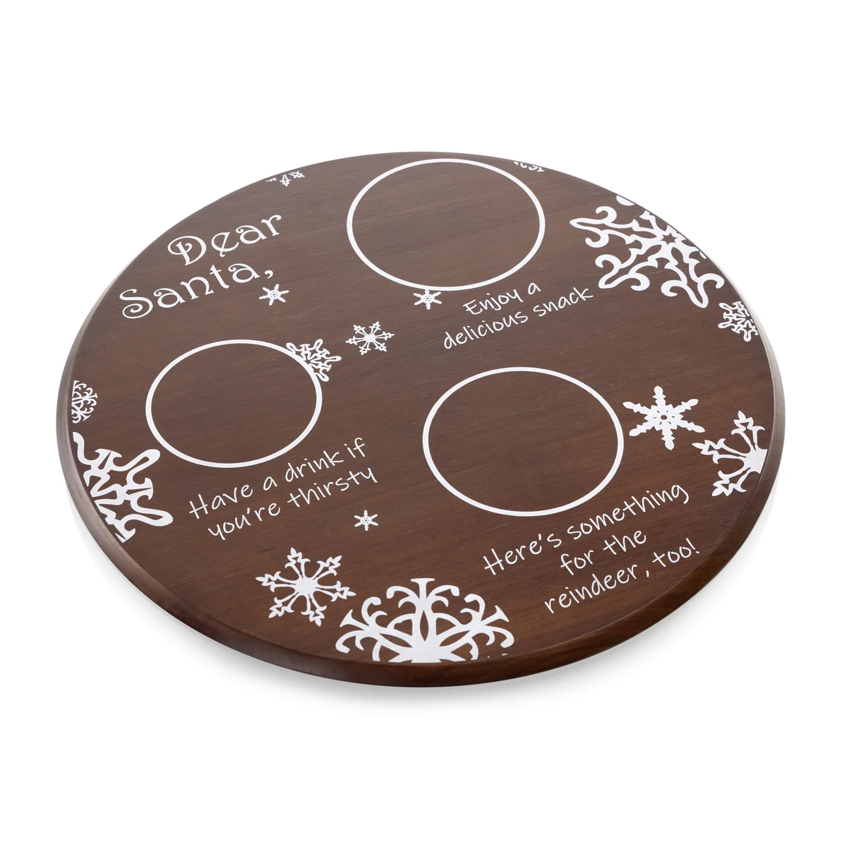 Dear Santa Milk & Cookies Serving Tray 1