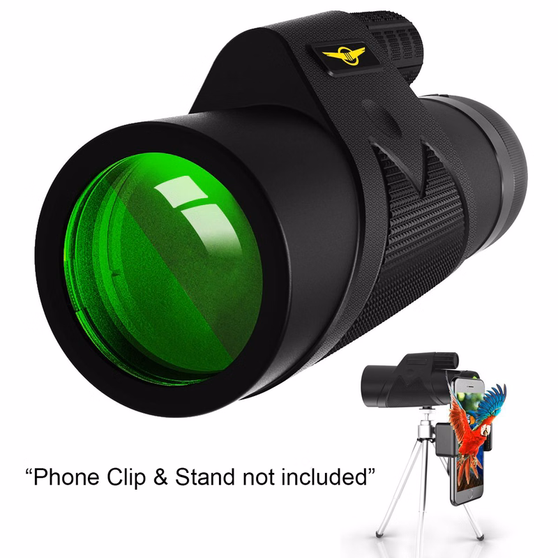 10X42 HD Monocular for Bird Watching, Star Gazing and More IPX7 Waterproof