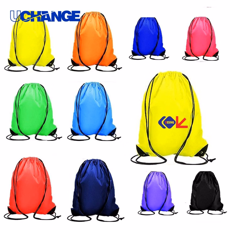 Nylon Drawstring Backpack