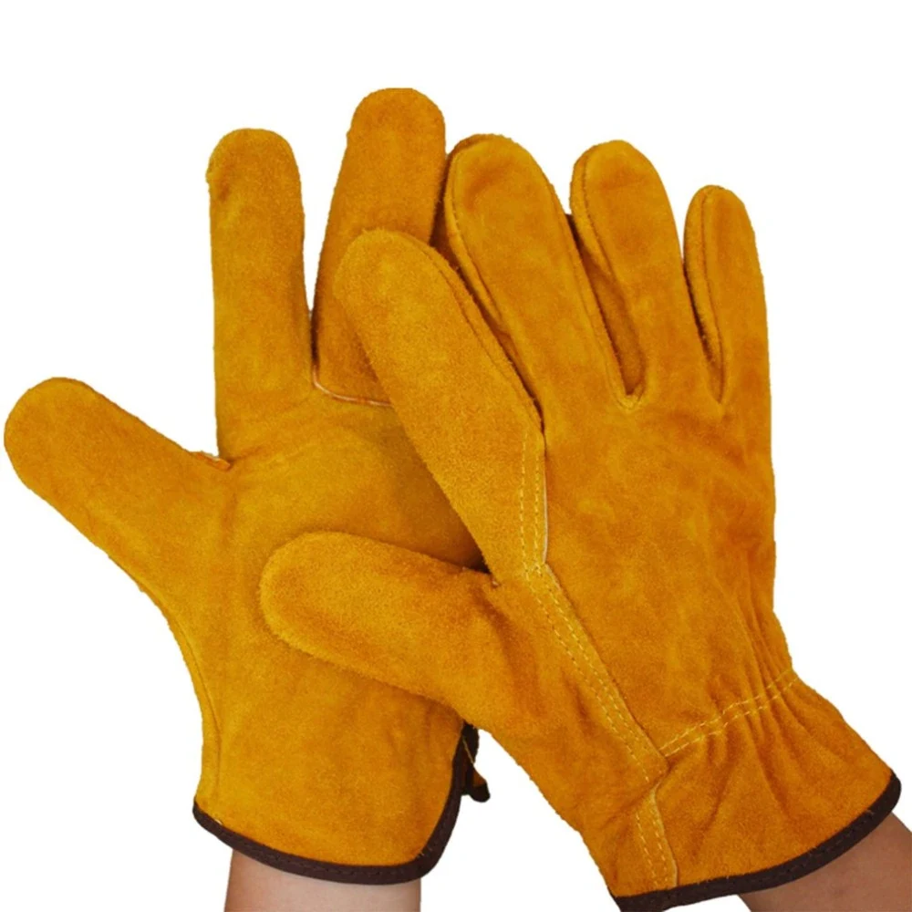 Cowhide Leather Gardening Gloves 1