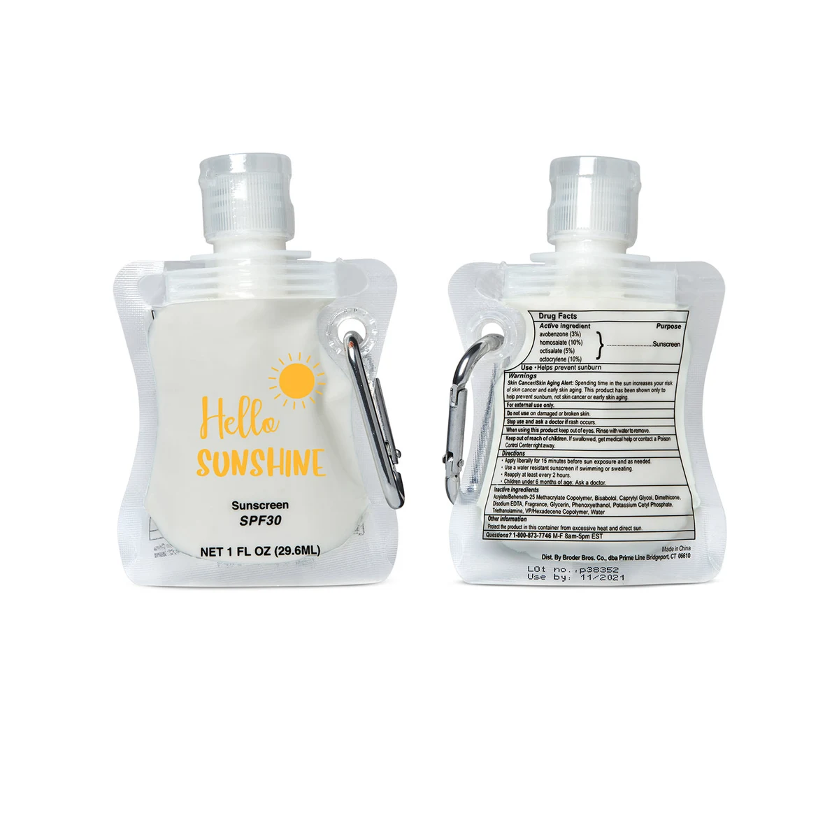 Collapsible Sunscreen 1 oz. 1