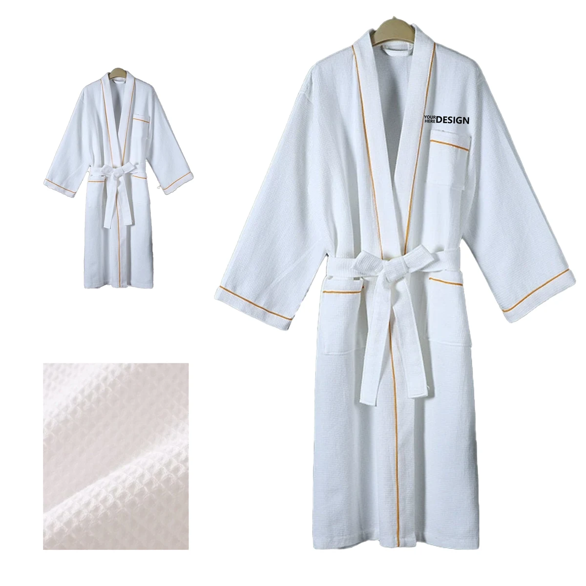 Hotel-Grade 100% Cotton Bathrobe 1