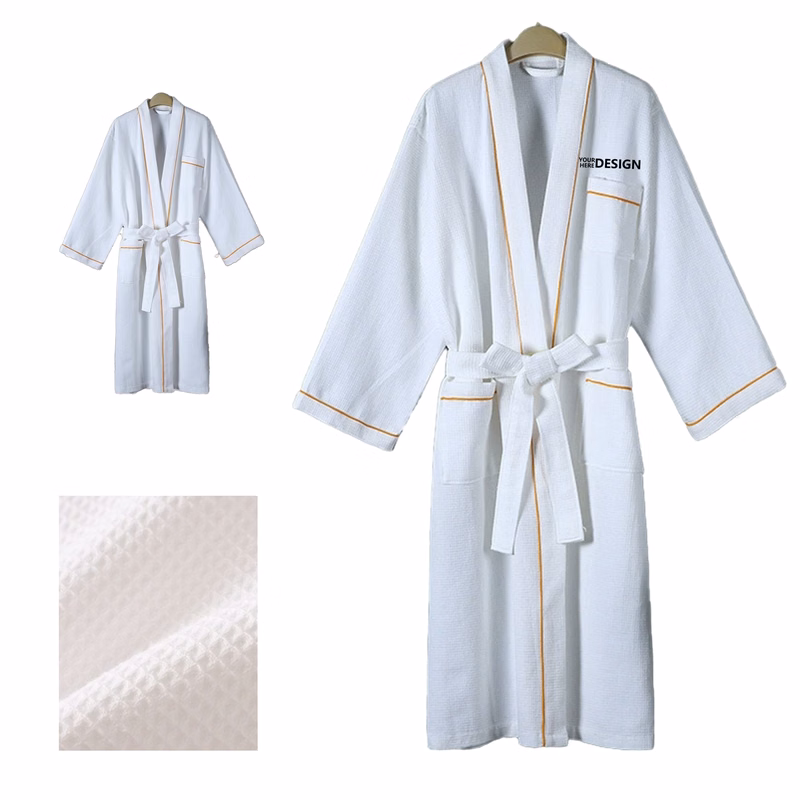 Hotel-Grade 100% Cotton Bathrobe