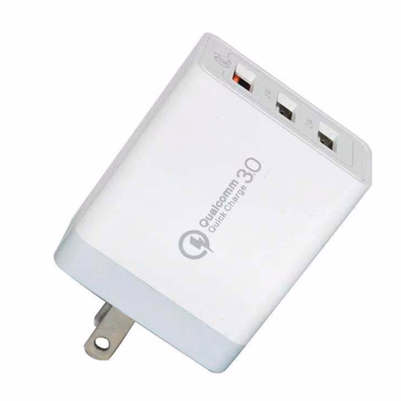 3 Port 30W Fast Charge Wall Charger