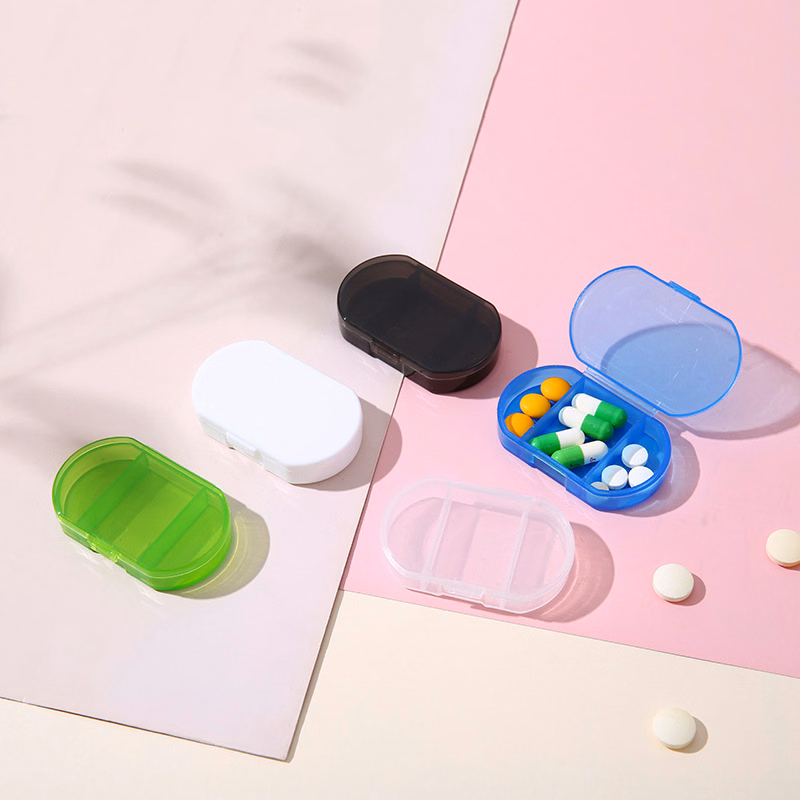 Pill Box with Pill Splitter