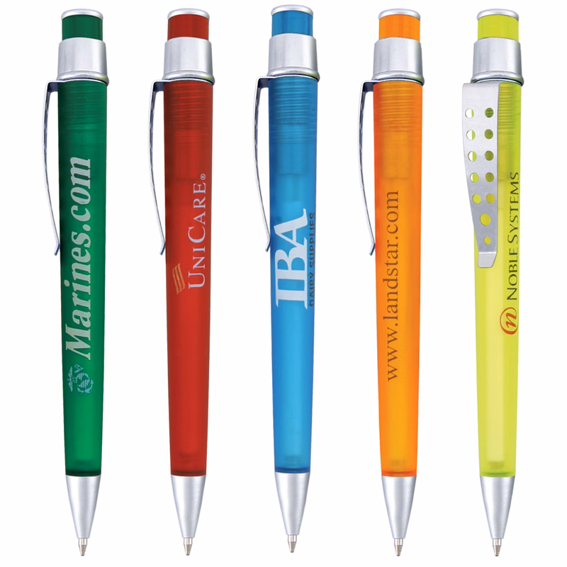 Plantagenet-400 Retractable Translucent Pens