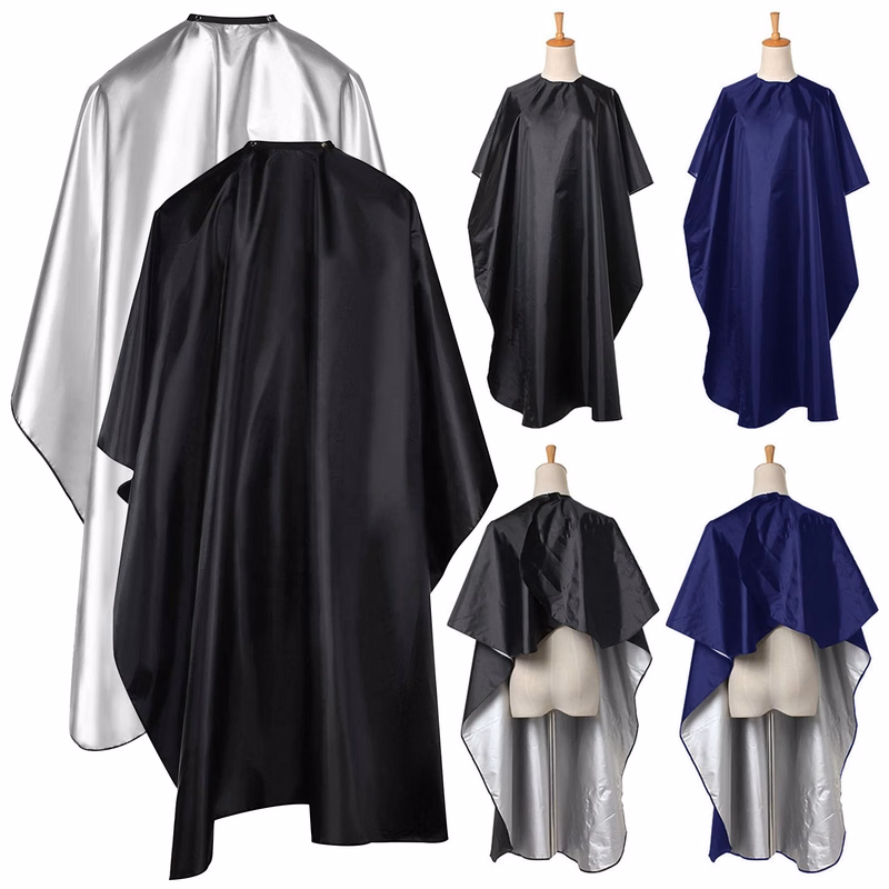 Unisex Black Hair Cutting Cape