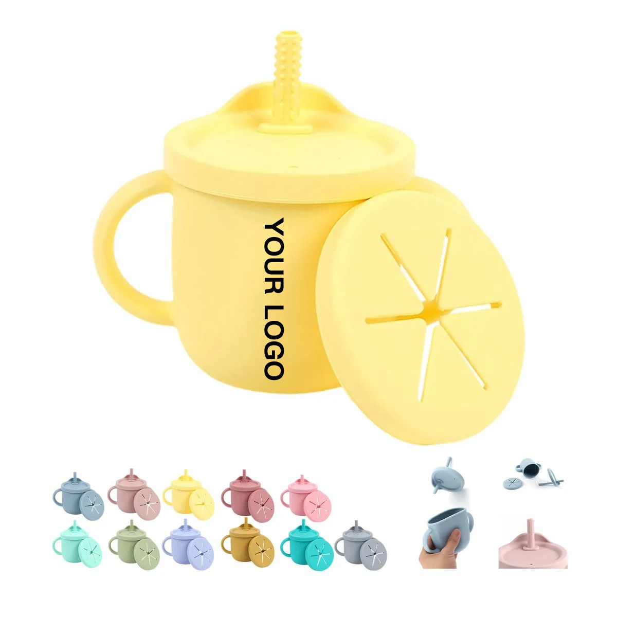 Silicone Toddler Cup with 4 Inch Size and Lightweight Build 1