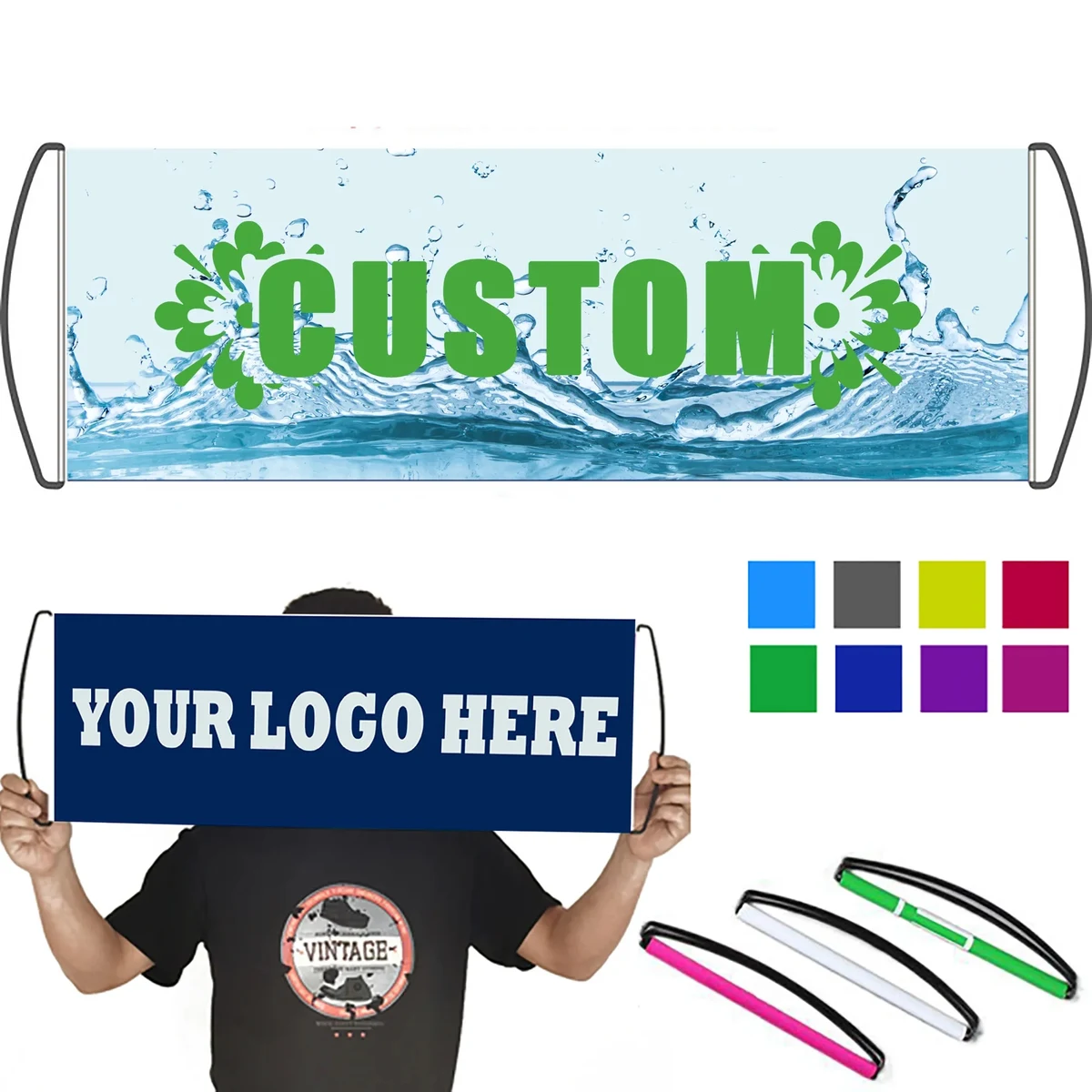 Retractable Handle Roll Banner 1